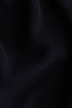H&M Трикотажный свитер в рубчик, темно-синий