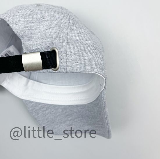 Кепка текстильная с нашивкой, Светло-серый меланж