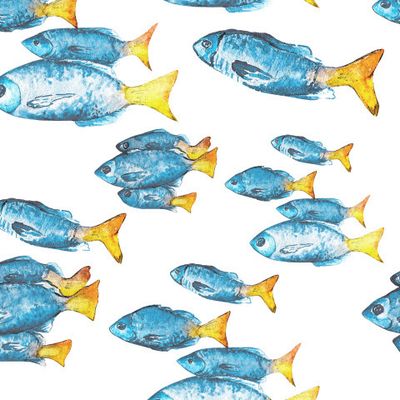 Голубые рыбы