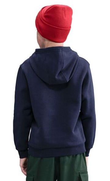Кофта для мальчика теннисная Nike Kids Sportswear Club Fleece Pullover - midnight navy/university red/white