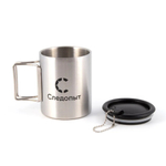 Кружка изотермическая СЛЕДОПЫТ складные ручки 280мл