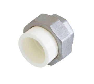 Муфта разъемная комбинированная Kalde 32х3/4" ВР внутренняя резьба полипропиленовая 3252-tuf-320c00