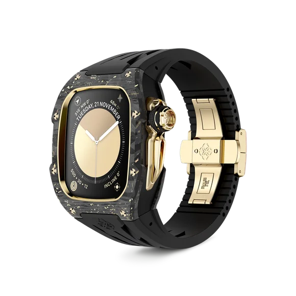 Корпус для Apple Watch RSCIII46 - Gold Carbon