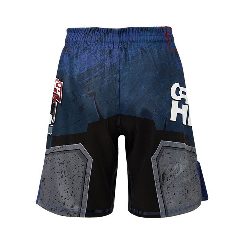 MMI-10568 Шорты HARDCORE MMA синие