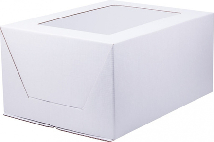 Упаковка картонная для торта 300*400*200мм RUK с окном (50 шт./кор.), 1 шт