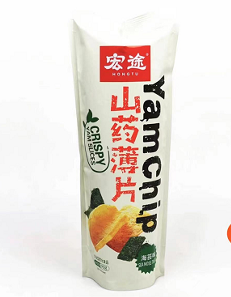 Чипсы из батата со вкусом морских водорослей Hongtu 90г