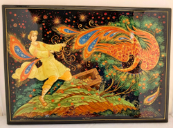 Панно Палех "Жар-птица"