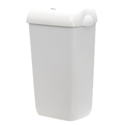 Мусорное ведро пластиковое Veiro Professional Mid Bin белое 23 литра