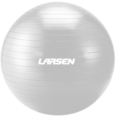 Мяч гимнастический с насосом Larsen HG-3 серебристый 65 см