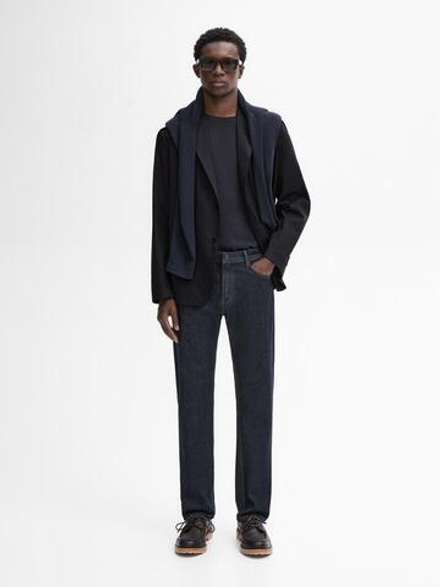 Massimo Dutti Зауженные джинсы, индиго