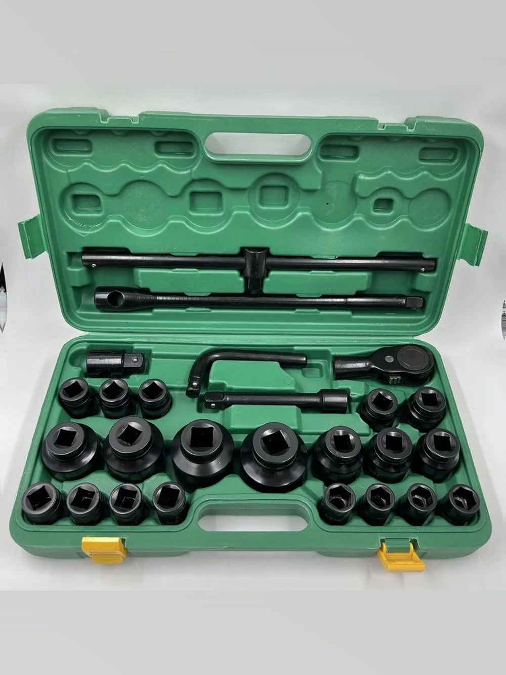Набор ударных головок 21-65 мм, трещотка 3/4" (26 предметов) / Набор инструментов ударных для грузовиков