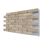 Негорючая термопанель ППС PRO Керамин Теннесси 2 Светло-бежевый 0,612 м², 1020x600 мм