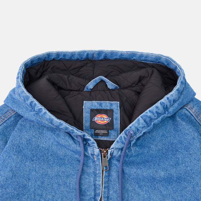 Куртка мужская Dickies Hooded Denim Jacket артикул:DK0A89FBCLB1 - купить в магазине Дайс