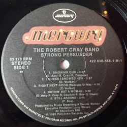 Винтажная виниловая пластинка LP Robert Cray Strong Persuader (USA 1986)