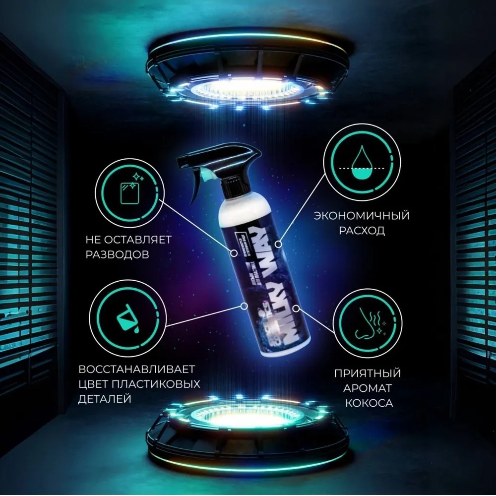Space Cosmetics Лосьон для пластика Milky Way 500мл