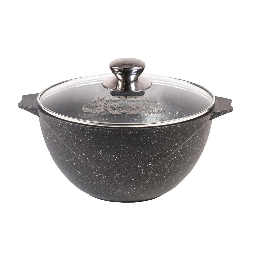 Казан алюминий, антиприг, 10 л, Гранит, с крыш, Мечта, 511701