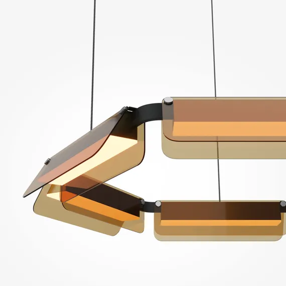 Подвесной светильник Плоскость / Flat 3000К 40Вт Maytoni mod296pl-l40bc3k