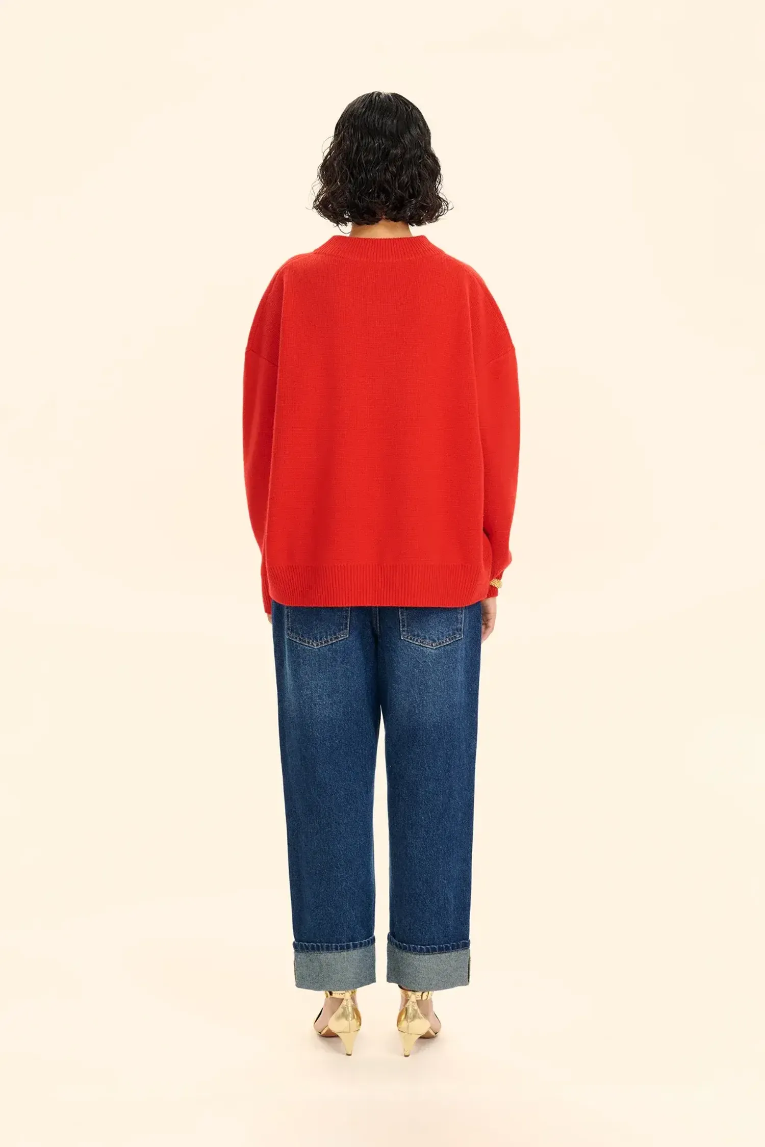 Свитер базовый ((Choux база)), красный