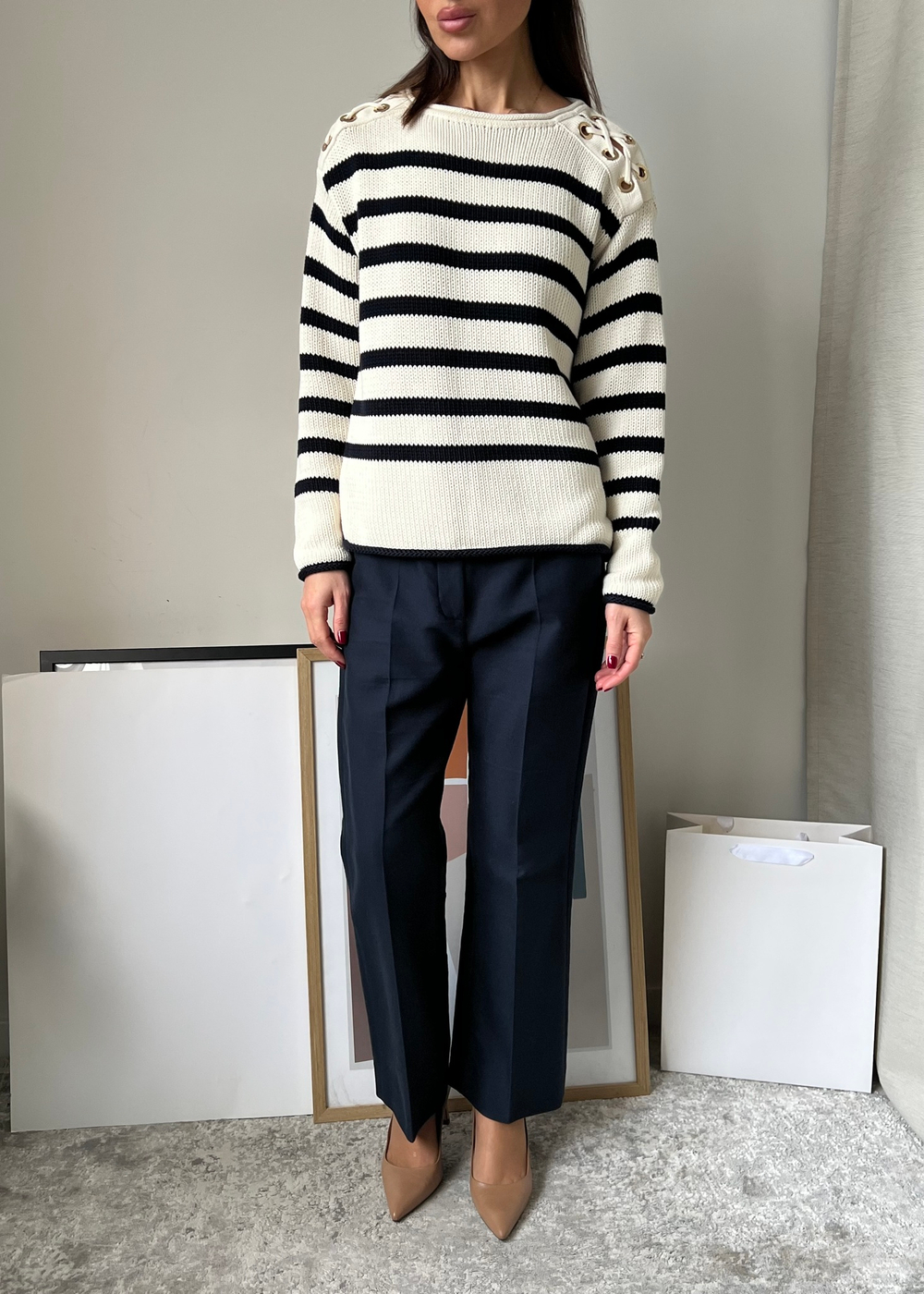 Хлопковый джемпер Massimo Dutti, XS