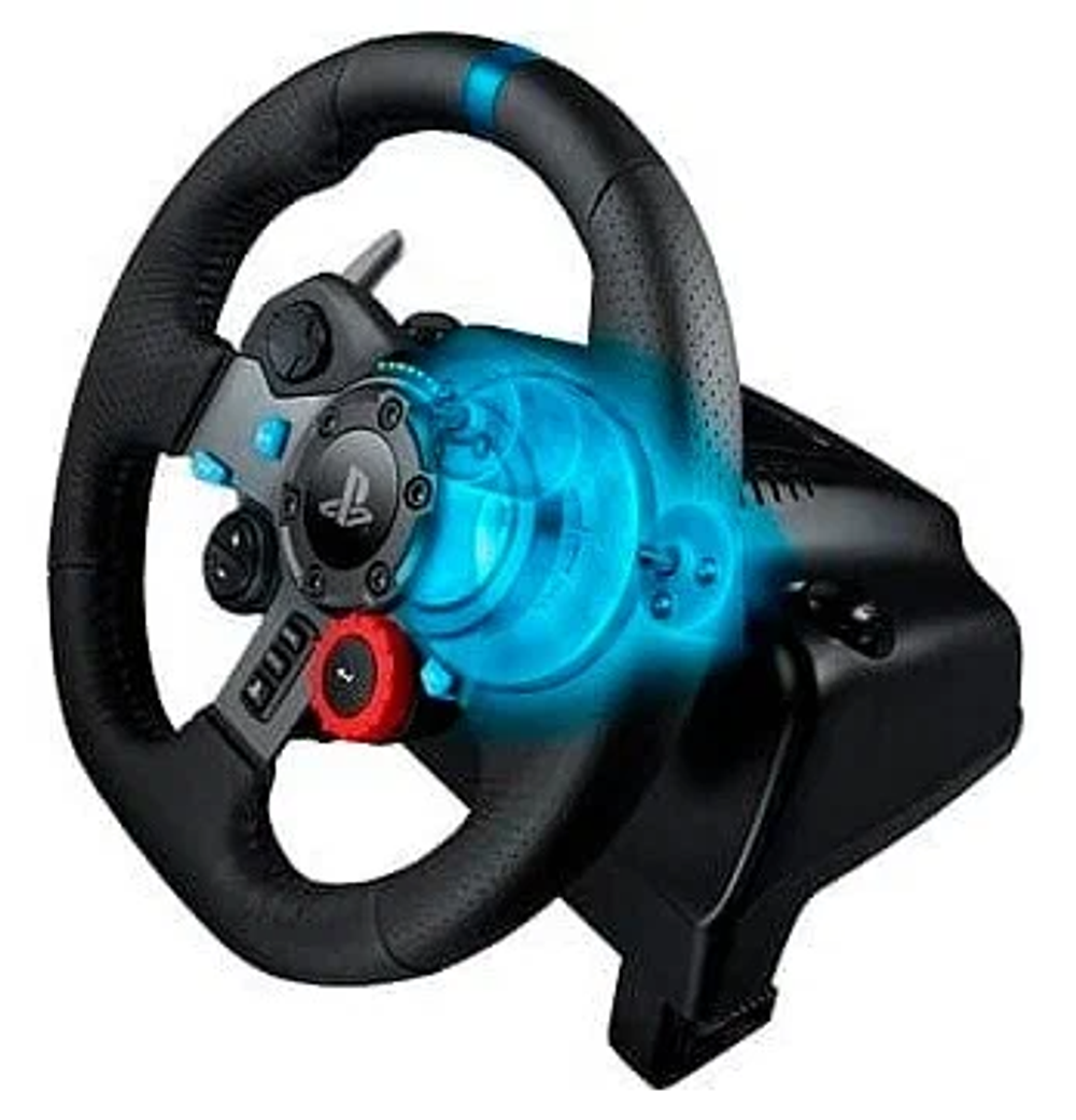Комплект Logitech G G29 Driving Force, черный