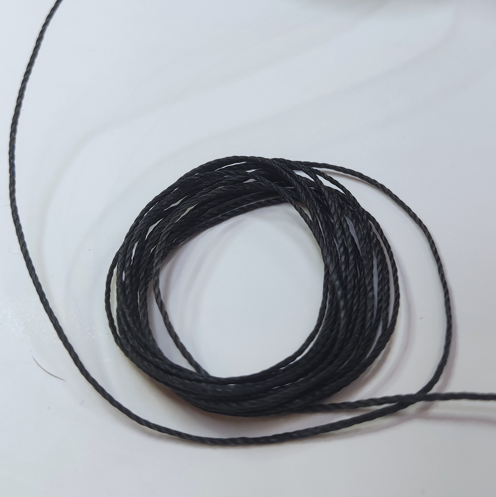 Нитки вощеные черные