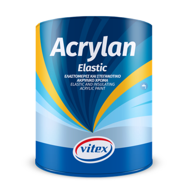 VITEX ACRYLAN ELASTIC - эластомерная фасадная краска 4-в-1: герметизирует, изолирует, защищает, дышит