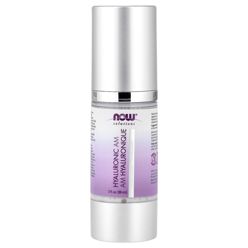 NOW Foods, Solutions, увлажнитель с гиалуроновой кислотой, 2 жидкие унции (59 мл)