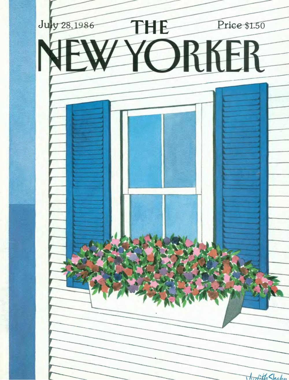 Журнал The New Yorker 28-07-1986