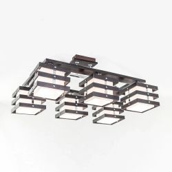 Citilux Киото CL133161 Люстра деревянная Венге Хром