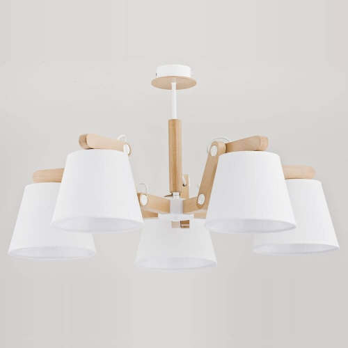 Потолочная люстра R Alfa Joga White с 5 абажурами