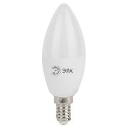 Лампа светодиодная ЭРА STD LED B35-11W-827-E14 11Вт свеча теплый белый свет Е14 | Лампы cветодиодные Свеча (B/C)