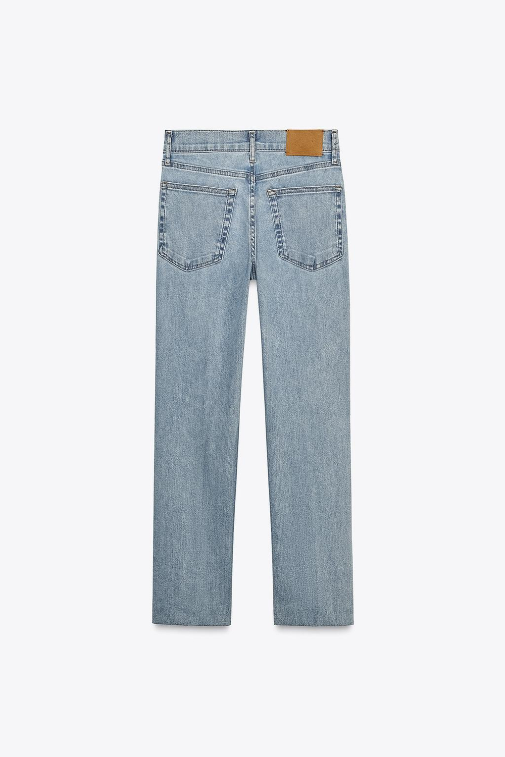 Джинсы bootcut cropped с высокой посадкой — zw collection