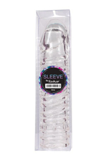 Увеличивающая насадка с богатым рельефом поверхности Kanikule - 17 см. (Цвет: прозрачный)