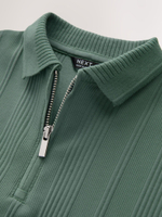 Поло с молнией для мальчика Next AG3-392, Хаки