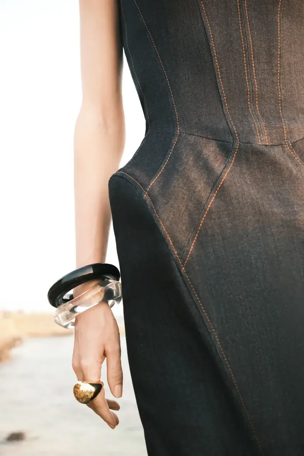 Джинсовое платье