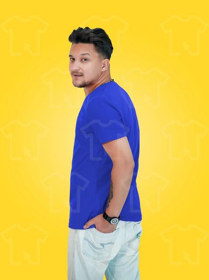 Футболка (стрейч, синий)