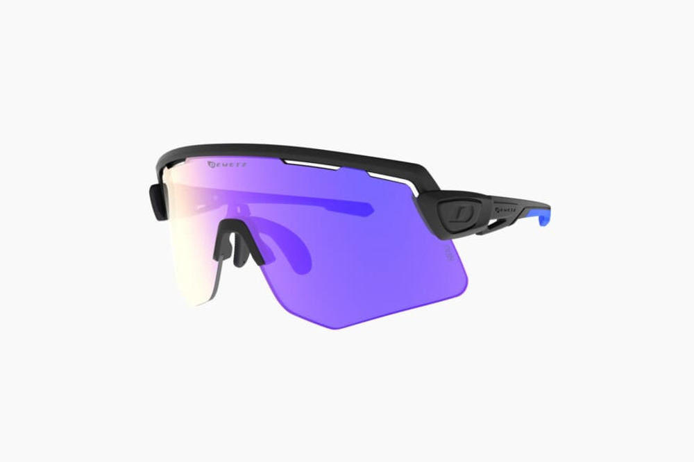 Спортивные очки Demetz Suit / Black Mat/ Blue Mat Brown Photochromic With Blue Mirror Cat. 1a 3
