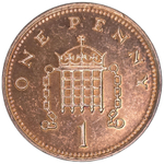 United Kingdom, 1 Penny - Elizabeth II (4th Portrait), 2005, XF