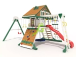 Деревянная игровая площадка премиум