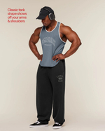 Майка GYMSHARK Collegiate Tech Tank Blue