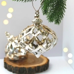 Набор украшений SHINE «Magic lamp» 8,8х10,4 см (2 шт.), light champagne