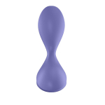 Фиолетовая анальная вибропробка 11,2см Satisfyer Sweet Seal
