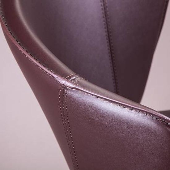 Стул Albert, кожа коричневый