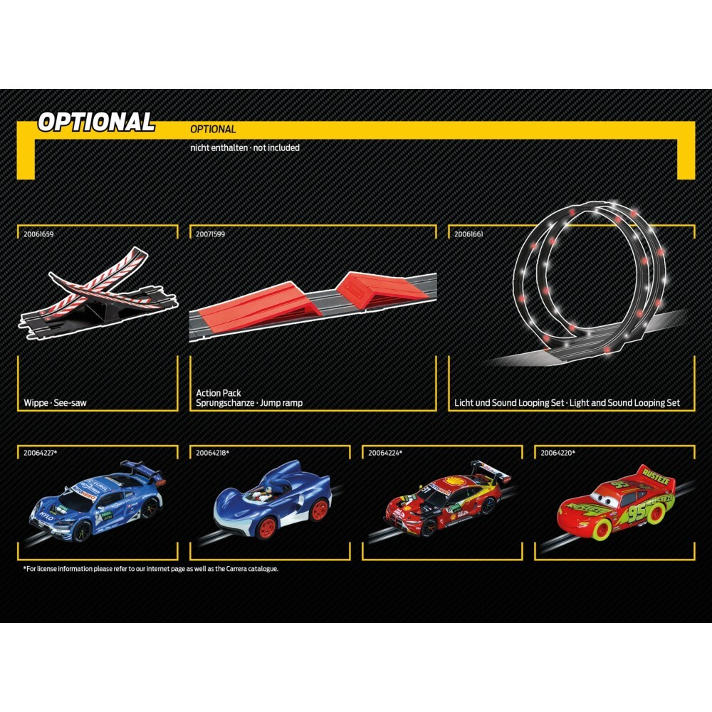 Carrera GO!!! - Автотрек 4,3 м Flying Lap + 2 машинки 62572 / артикул   62572  / GTIN 4007486625723