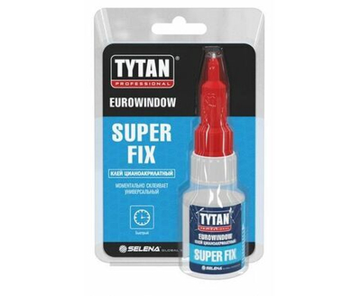 TYTAN Professional EUROWINDOW Клей цианоакрилатный Super Fix 20 гр.
