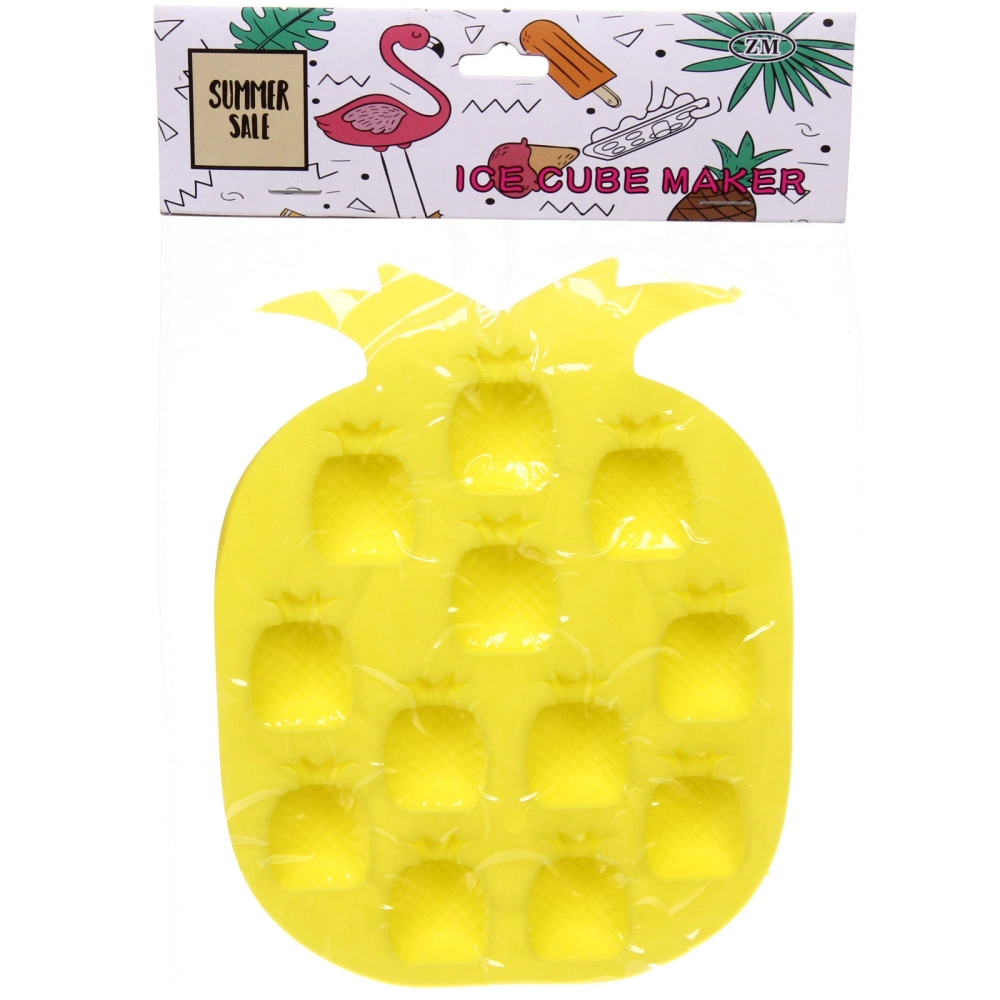 Форма для льда силиконовая «Ананас» 19*14см, цвета микс