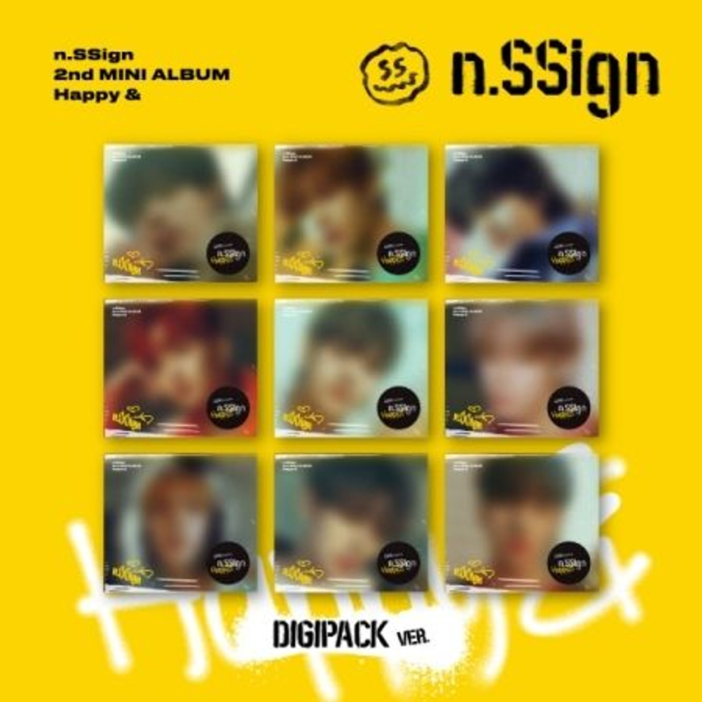 Альбом N.SSIGN - HAPPY & 2nd Mini Album DIGIPACK 9 Version SET