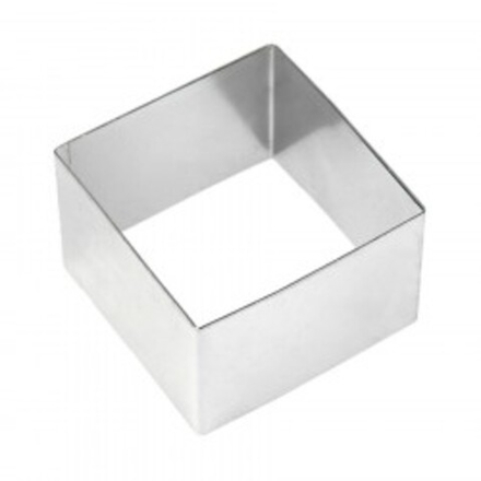 Квадрат h-10см, d-30см, нержавеющая сталь (Россия)