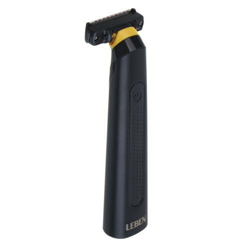 LEBEN Триммер для бороды и усов, 3 насадки: 1/3/5мм, Li-ion 3,7в/150 мАч, USB