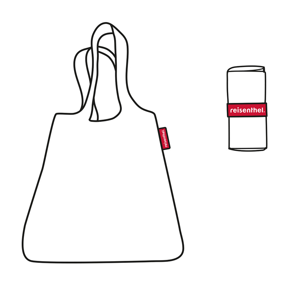 Сумка складная Mini maxi shopper bavaria rose Reisenthel